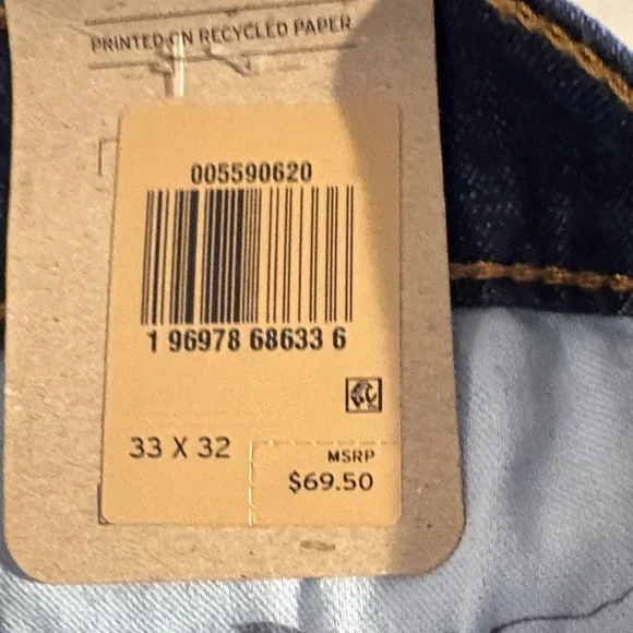 NWT Levi’s Men’s 559 Relaxed Straight Stretch Blue Jeans - Picture 3 of 8